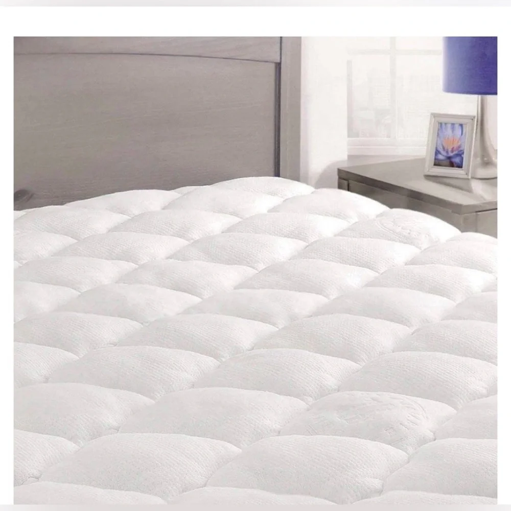 ExceptionalSheets Rayon from Bamboo Mattress Pad with Fitted Skirt - King
